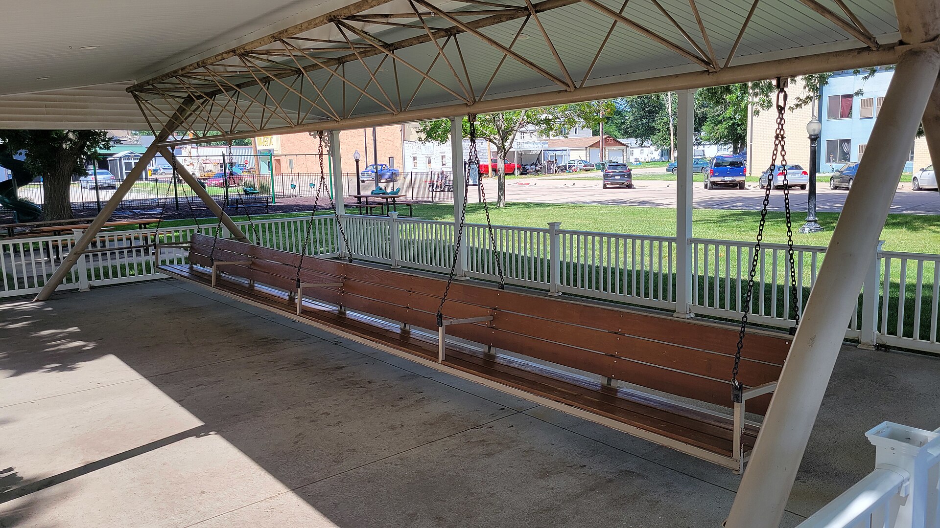 World's Largest Porch Swing — Hebron, Nebraska